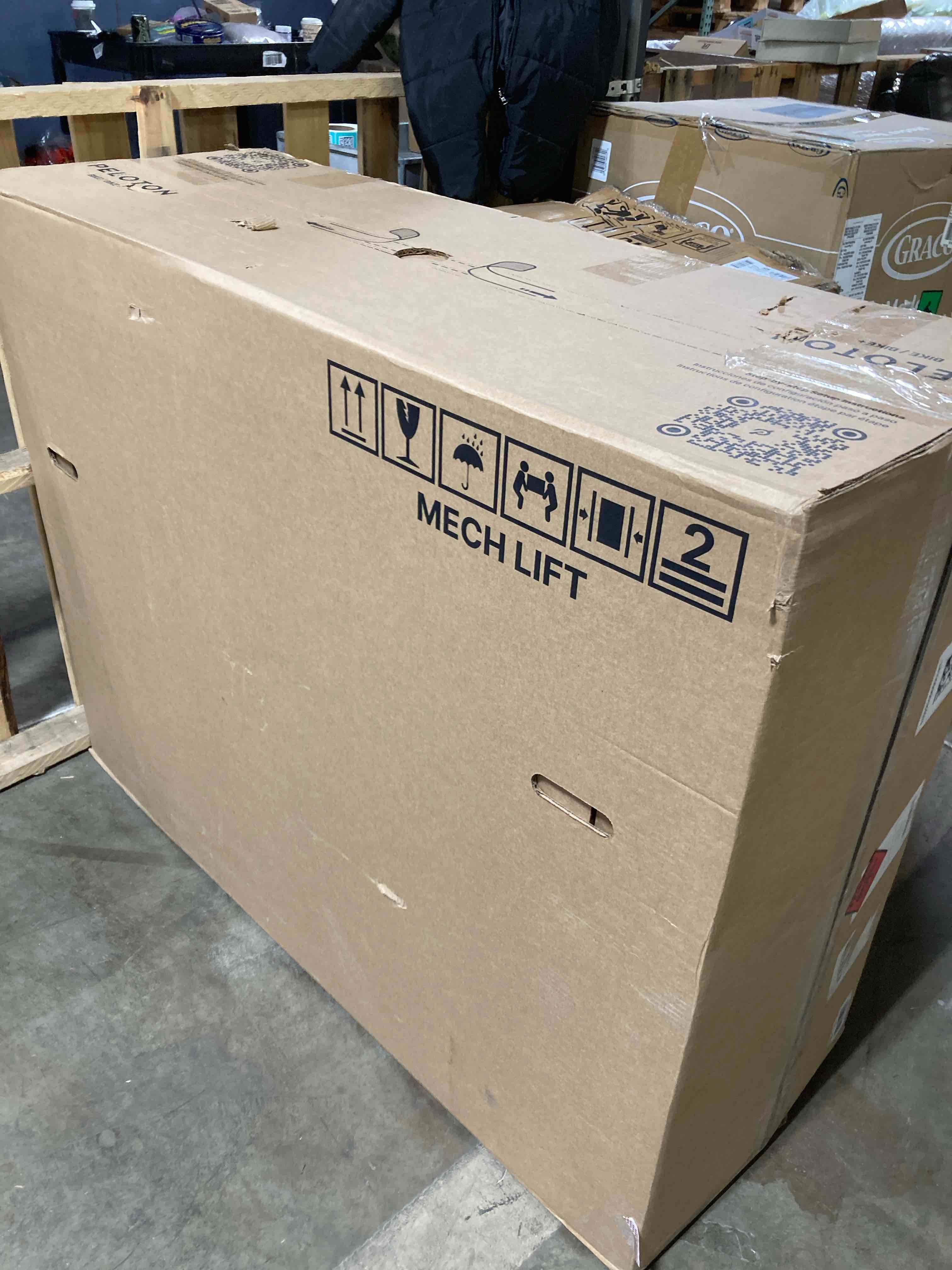 Condition photo showing New/Like New for peloton bikes, indoor exercise bikes for cardio and strength training