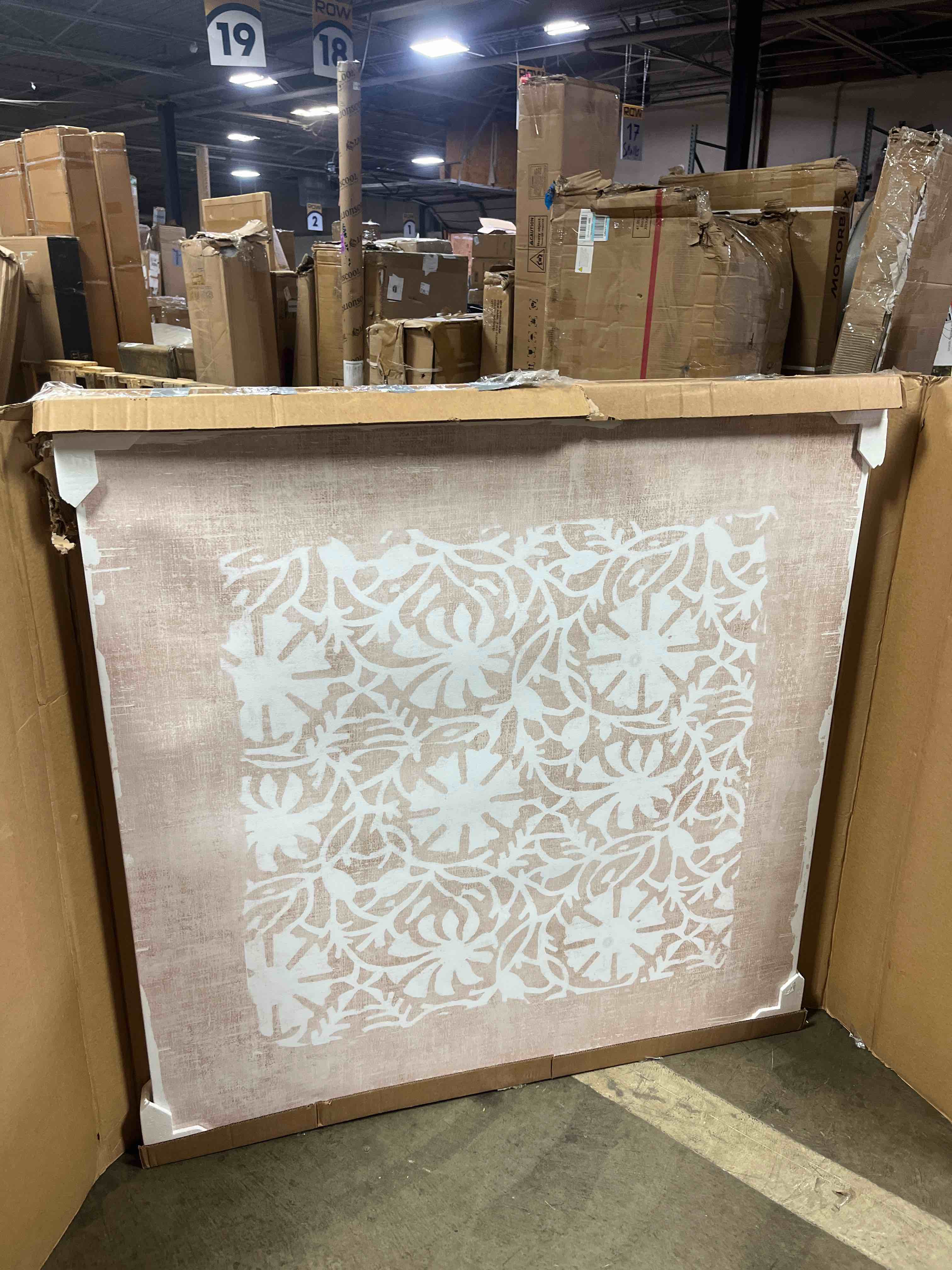 Condition photo showing New/Like New for artdirect venetian lace ii unframed art print giclee poster by reeves, tom - ready for framing with customization sizes 8x8, 11x11, 16x16, 24x24, 36x36, and 48x48 inches