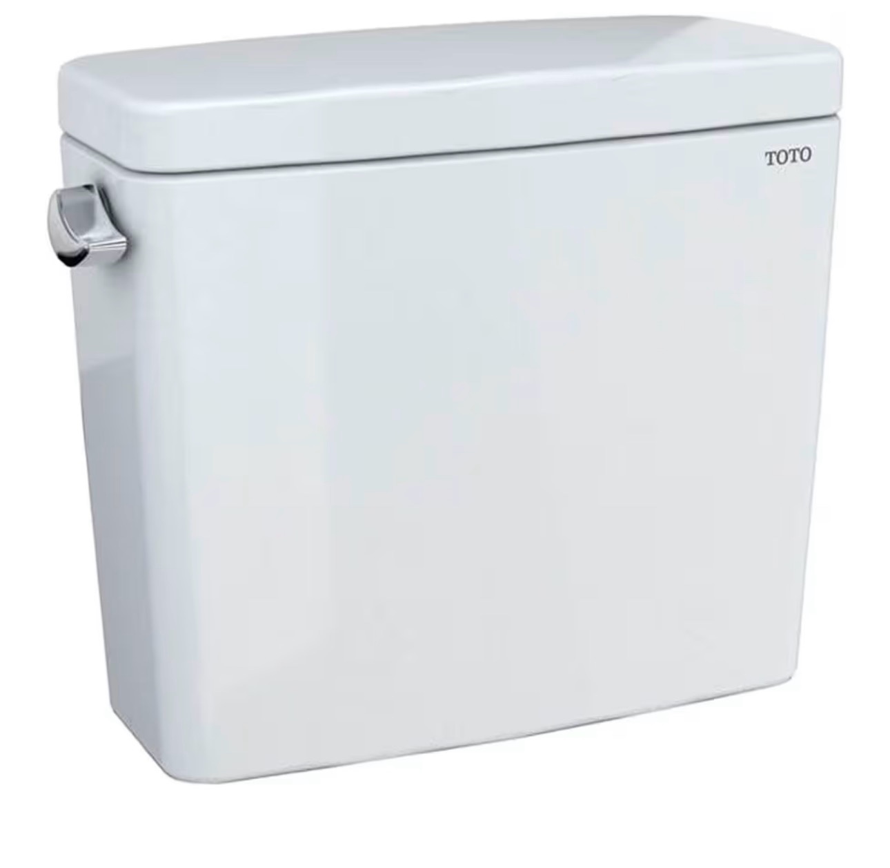 toto drake 1.28 gpf toilet tank with washlet+ auto flush compatibility, cotton white - st776ea#01