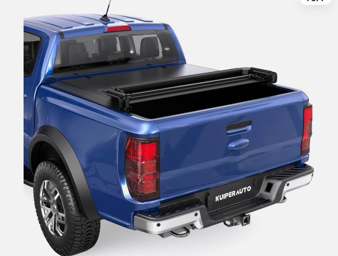 kuiperauto 5ft tri 3-fold soft folding truck bed tonneau cover