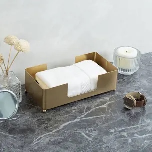 Gold-Tone Commercial Paper Hand Towel Holder