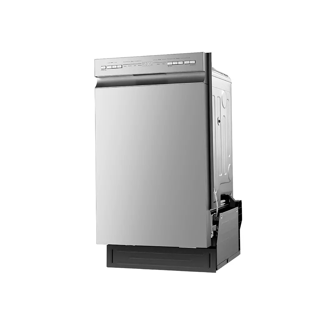 Midea 18” Front Control Dishwasher with 8 Place Settings Dishwasher that has 6 programs + 3 functions, Gently used