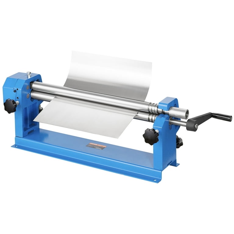 VEVOR Slip Roll Machine,24 inches Forming Width in 16 Gauge Capacity, Sheet Metal Slip Roller Rolling Bending Machine, with 2 Detachable Rollers for Low Carbon Steel Copper Sheet Aluminum Alloy Sheet