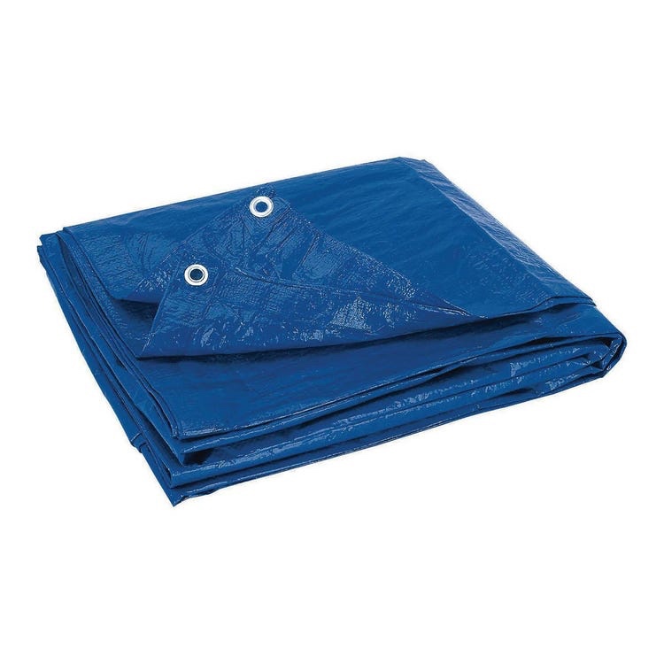 HFT 28 ft. 10 in. x 59 ft. Blue All-Purpose Weather-Resistant 4 mil Tarp