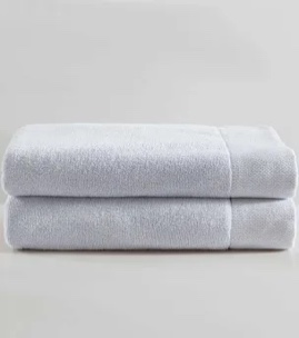 Calvin Klein Entwine Solid Cotton 2 Piece Bath Sheet Set