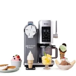 Ninja CREAMI Swirl Ice Cream and Soft Serve Maker, Sorbet, Milkshakes 