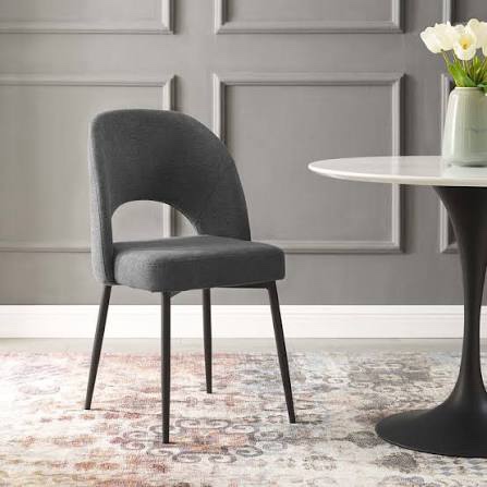 Reseda Upholstered Dining Side Chair grey