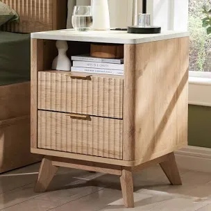 Hardester vintage dresser, nightstand with charging station