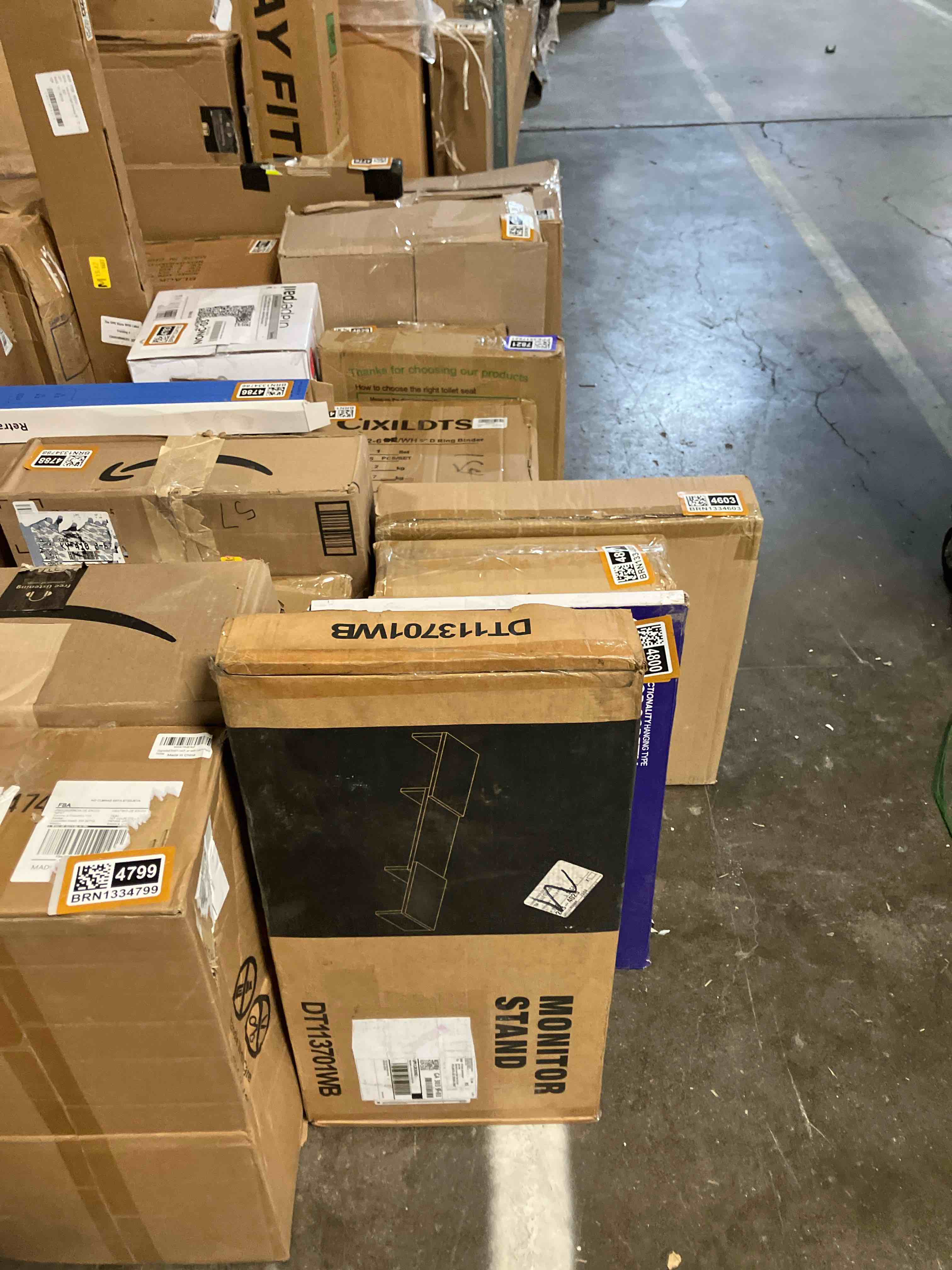 Condition photo showing New/Like New for Dual Monitor Stand for Desk, Metal Computer Stand, Desk Shelf Riser,Desktop Organizer for Home and Office Use (Black)