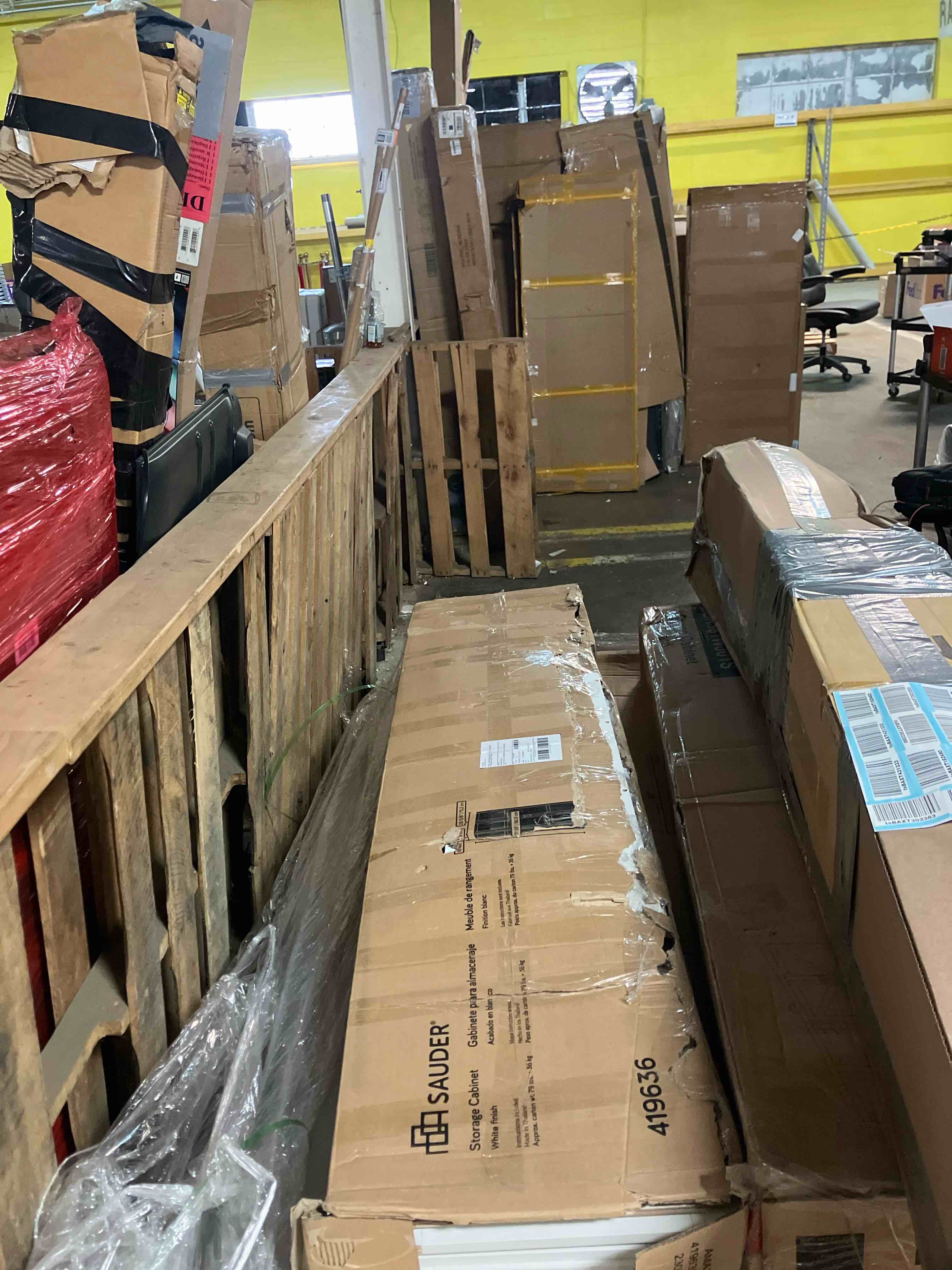 Condition photo showing New/Like New for Sauder Select Storage Cabinet/ Pantry cabinets, White finish