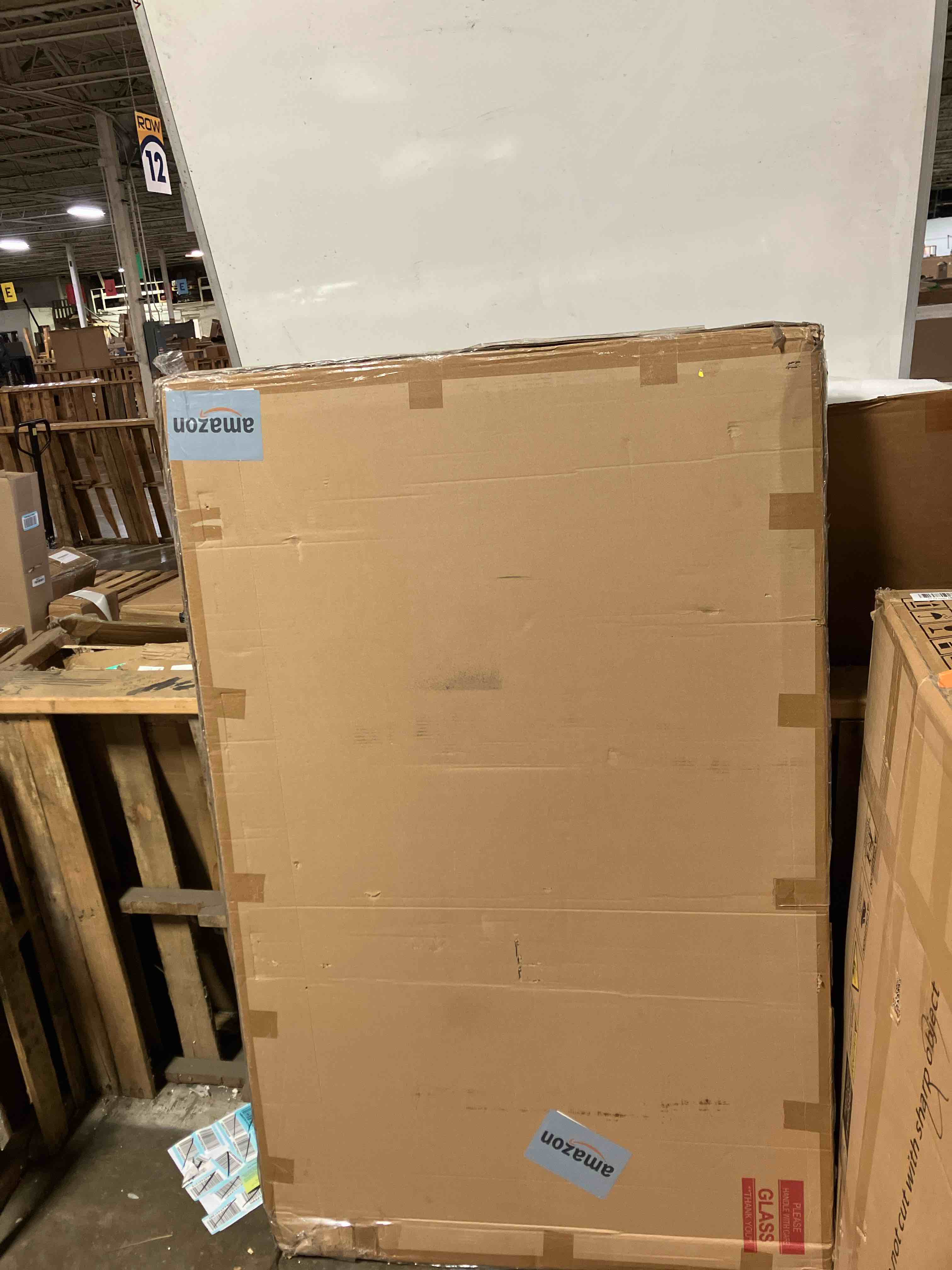 Condition photo showing New/Like New for 60x36 Inch Bathroom Mirror Frameless Beveled Edge Rectangle Wall Mirror Explosion Proof and Shatterproof Bathroom Vanity Mirror Wall Mounted Hang Firmly (Horizontal or Vertical)