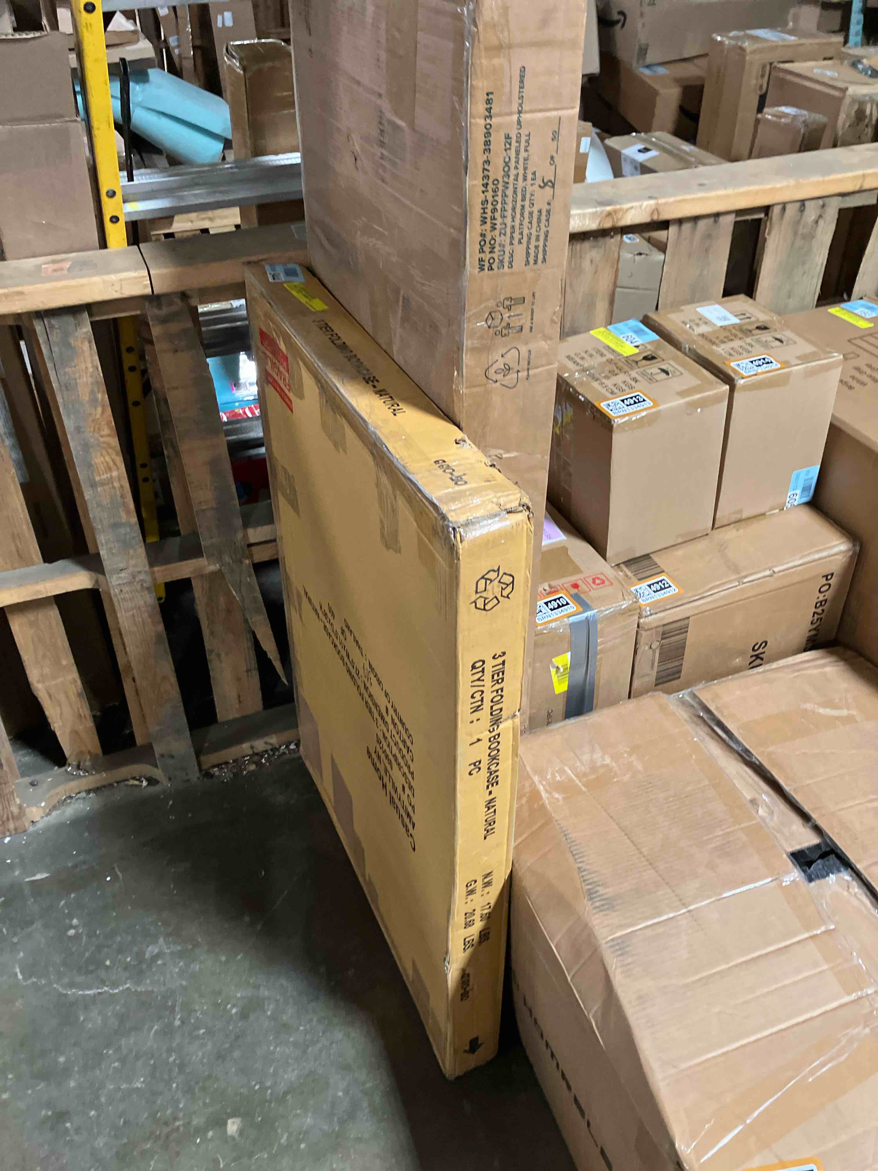 Condition photo showing New/Like New for Ussery Horizontal Panel Upholstered Platform Bed By Ebern Designs