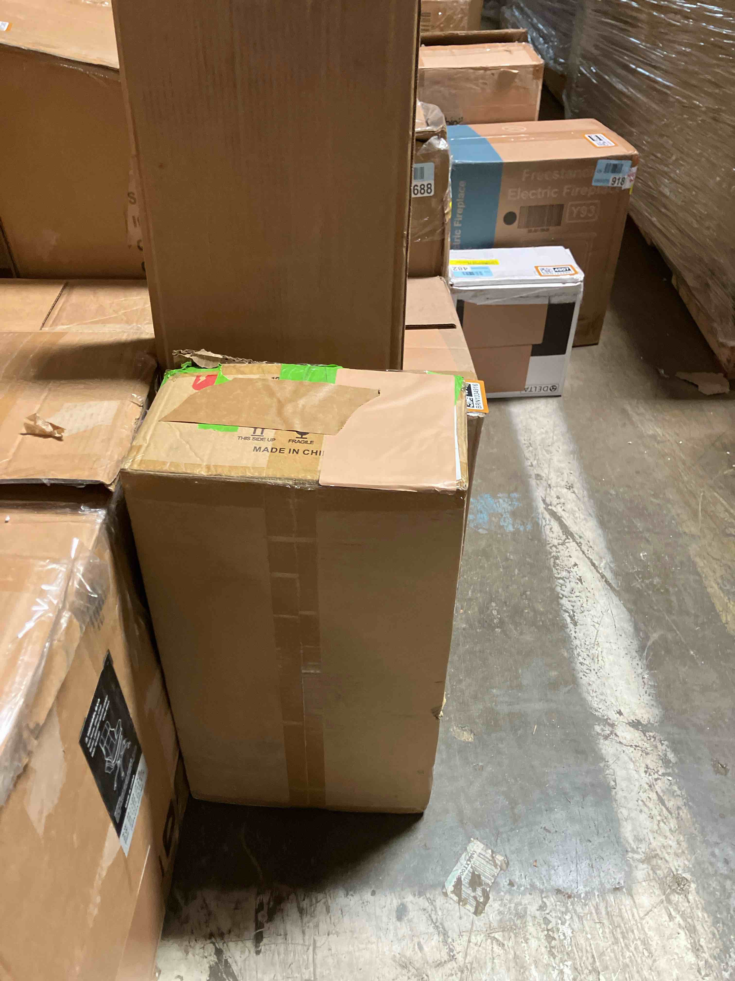 Condition photo showing New/Like New for Richele Semi Flush Mount Lighting Ceiling Lamp, Fixture Modern Gold