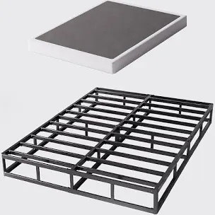 5 Inch Low Profile Box Spring Only with Fabric Cover Mattress Full