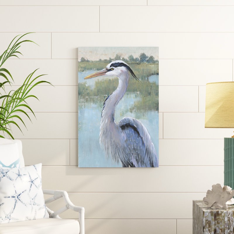 " Blue Heron Portrait I " by Timothy O' Toole 24”X36”