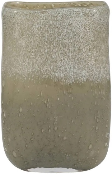 Green Wade Decorative Frosted Glass Vase