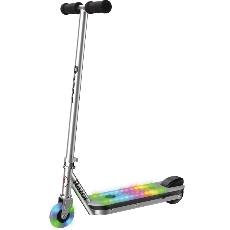 Razor Color Rave Electric Scooter - Colorful Light-Up Deck, up to 7.5 mph, for Child Ages 6+