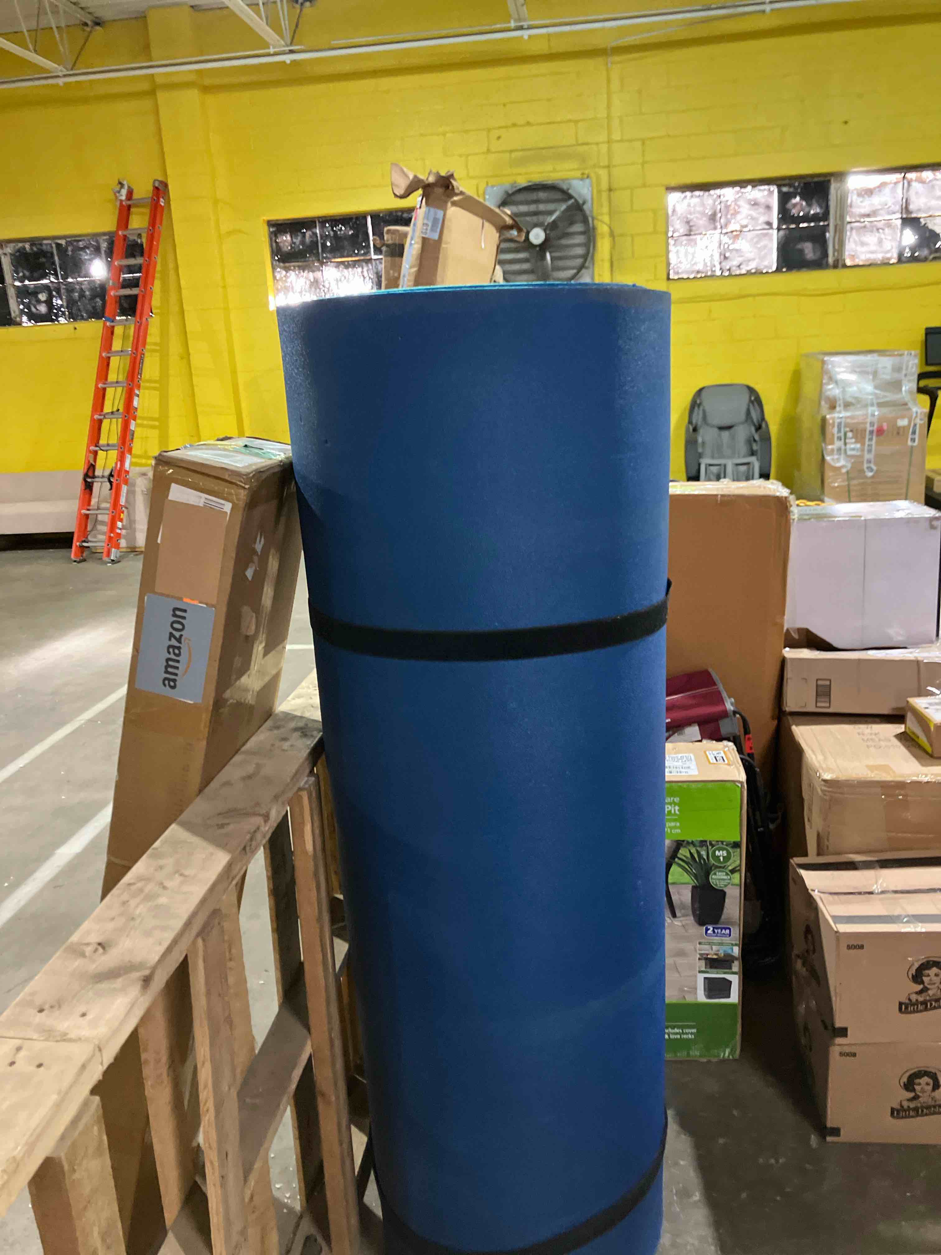 Condition photo showing Good Condition for Premium Lily Pad Floating Mat for Lakes and Pools (8x4 & 18x6 ft) - Water Mat, Floating Dock, Floating Pad - Lake Floats for Adults & Kids for Unlimited Fun! (used)