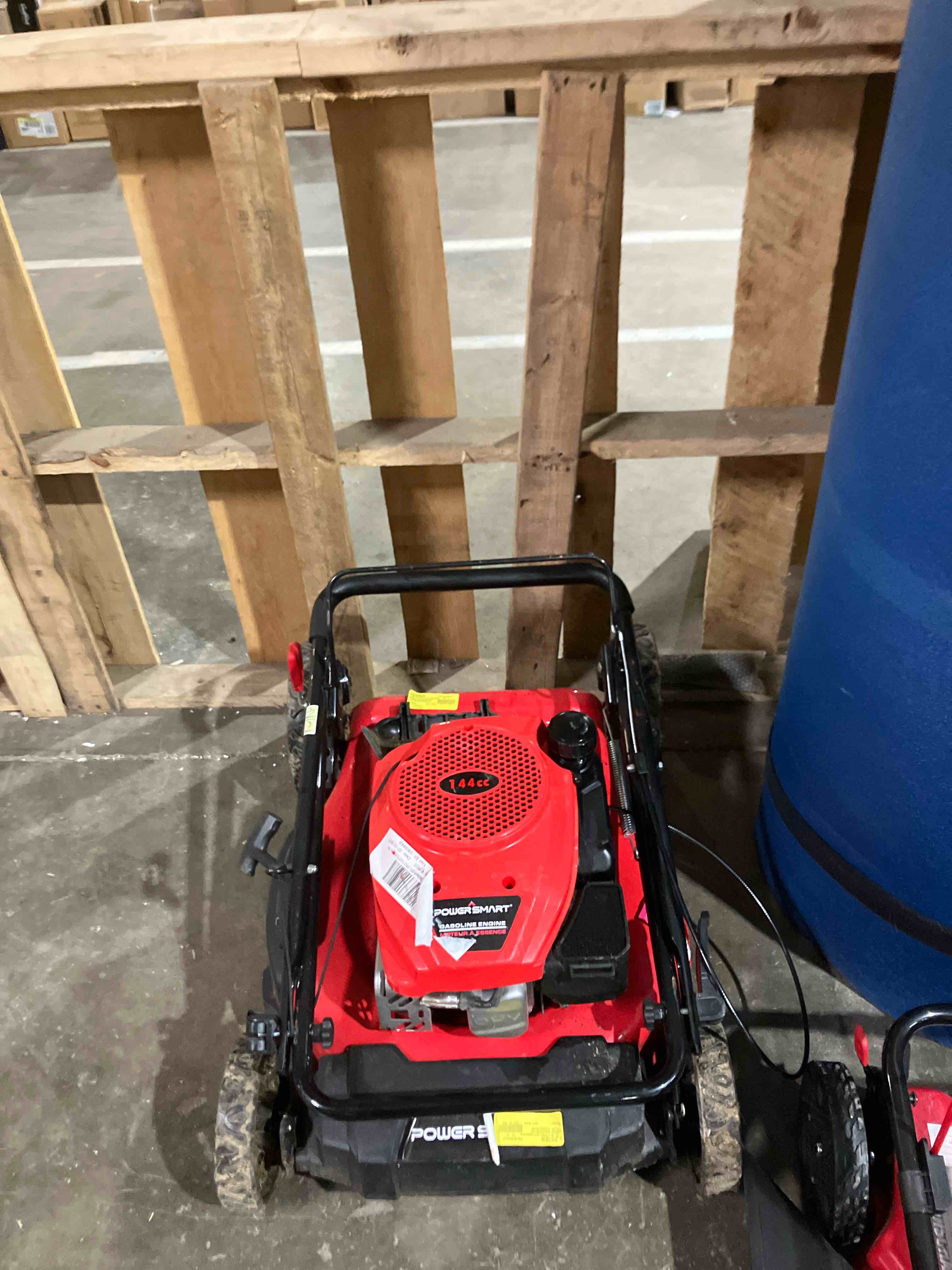 Condition photo showing Good Condition for PowerSmart Gas Lawn Mower 21-Inch 144cc OHV Engine 2-in-1 Push Mower with Bagging (Used and missing bag that catches the grass)
