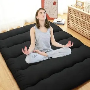 Garvee Japanese Futon Mattress Full Size - Foldable, Comfortable 5-Layer Design