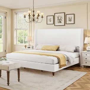 Belo Upholstered Platform Bed queen 