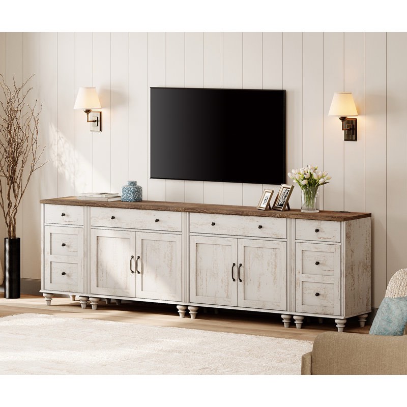 Scarlett TV Stand For TVs up to 85" ( 2 side tables only) 