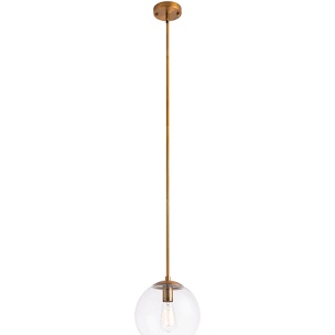 1 Light Single Globe Schoolhouse Pendant Kitchen Island Pendant