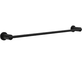 Delta Nicoli (1-Pack) 18'' w/ 6" Extender Towel Rack for Bathroom Matte Black Extendable 18-24" Towe