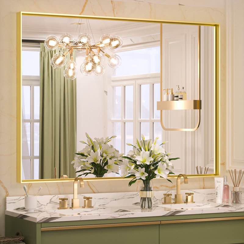 Stemn 1.6'' Thick Bathroom/Vanity Accent Mirror 48” x 36”