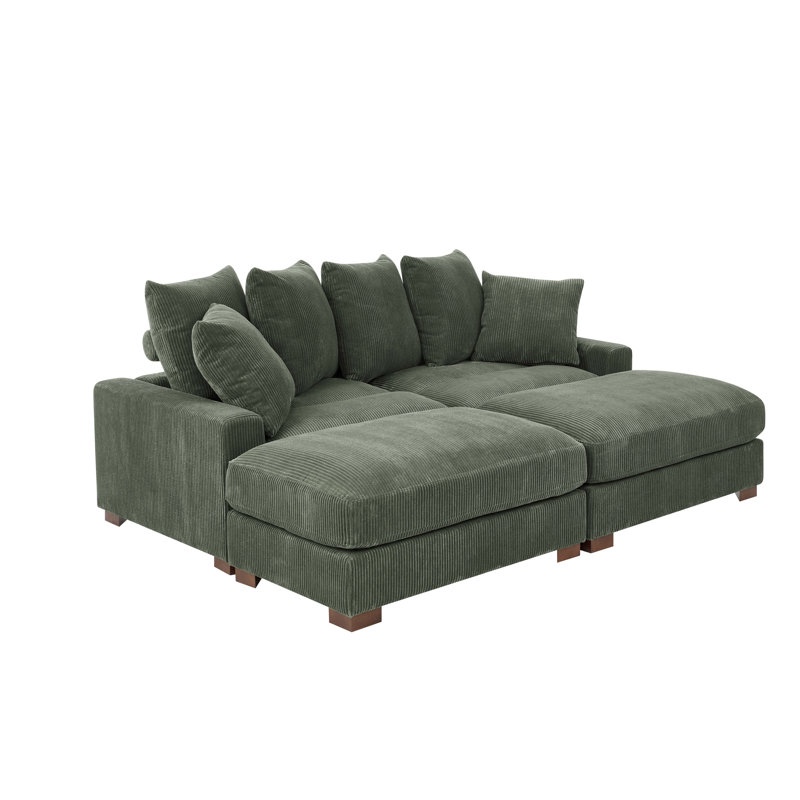 Zaheer Corduroy Sofa (Left arm seat only)