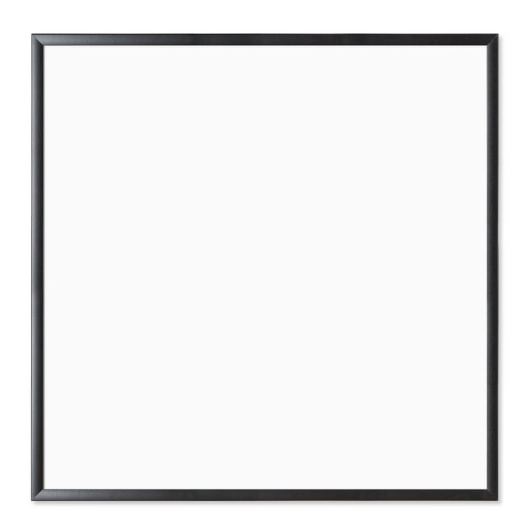 u brands magnetic dry-erase board, 35 x 35 inches, black mdf frame
