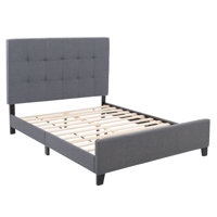 Upholstered Full Size Slat Bed by Red Barrel Studio®