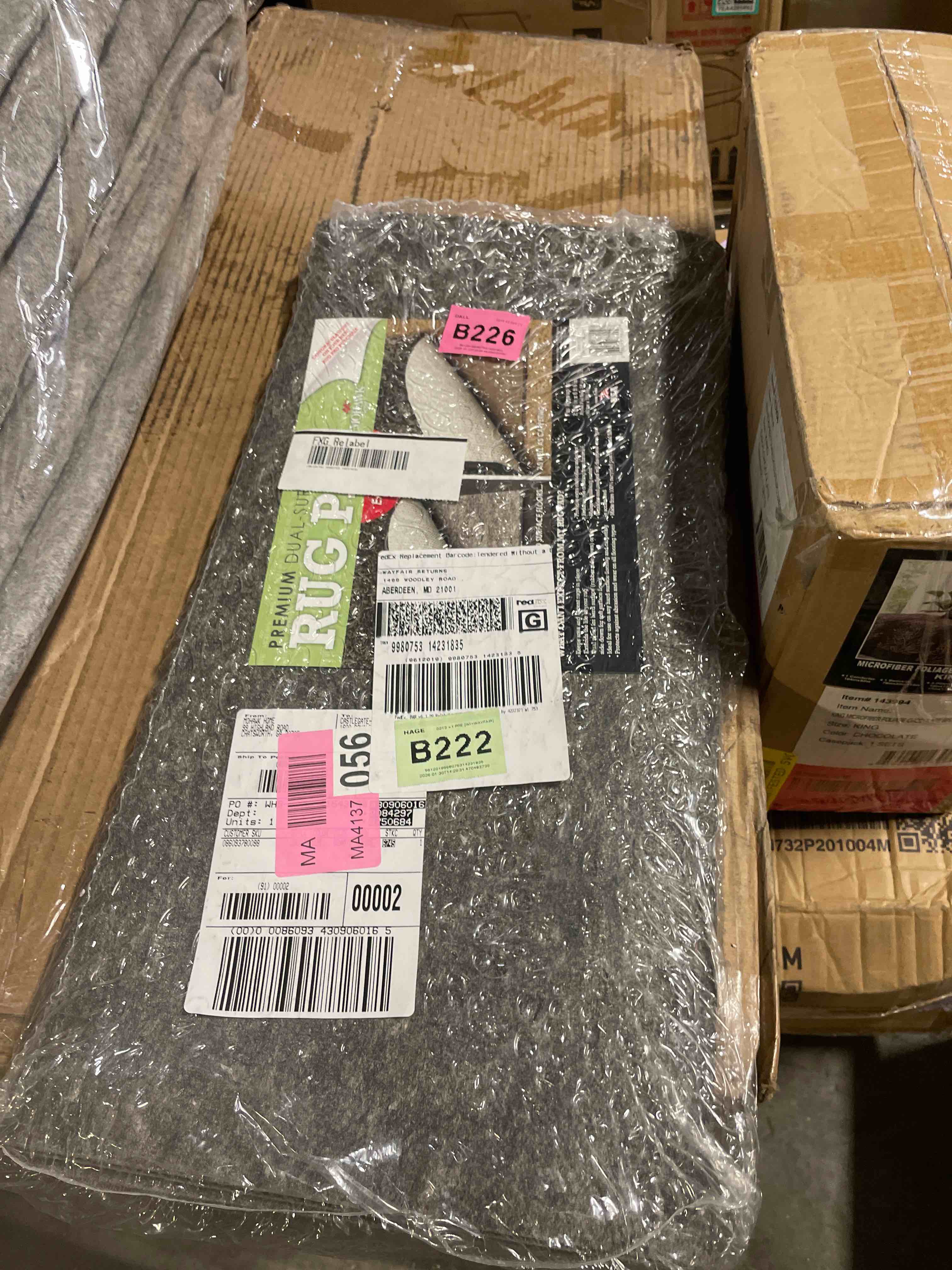 Condition photo showing New/Like New for premium dual surface rug pad