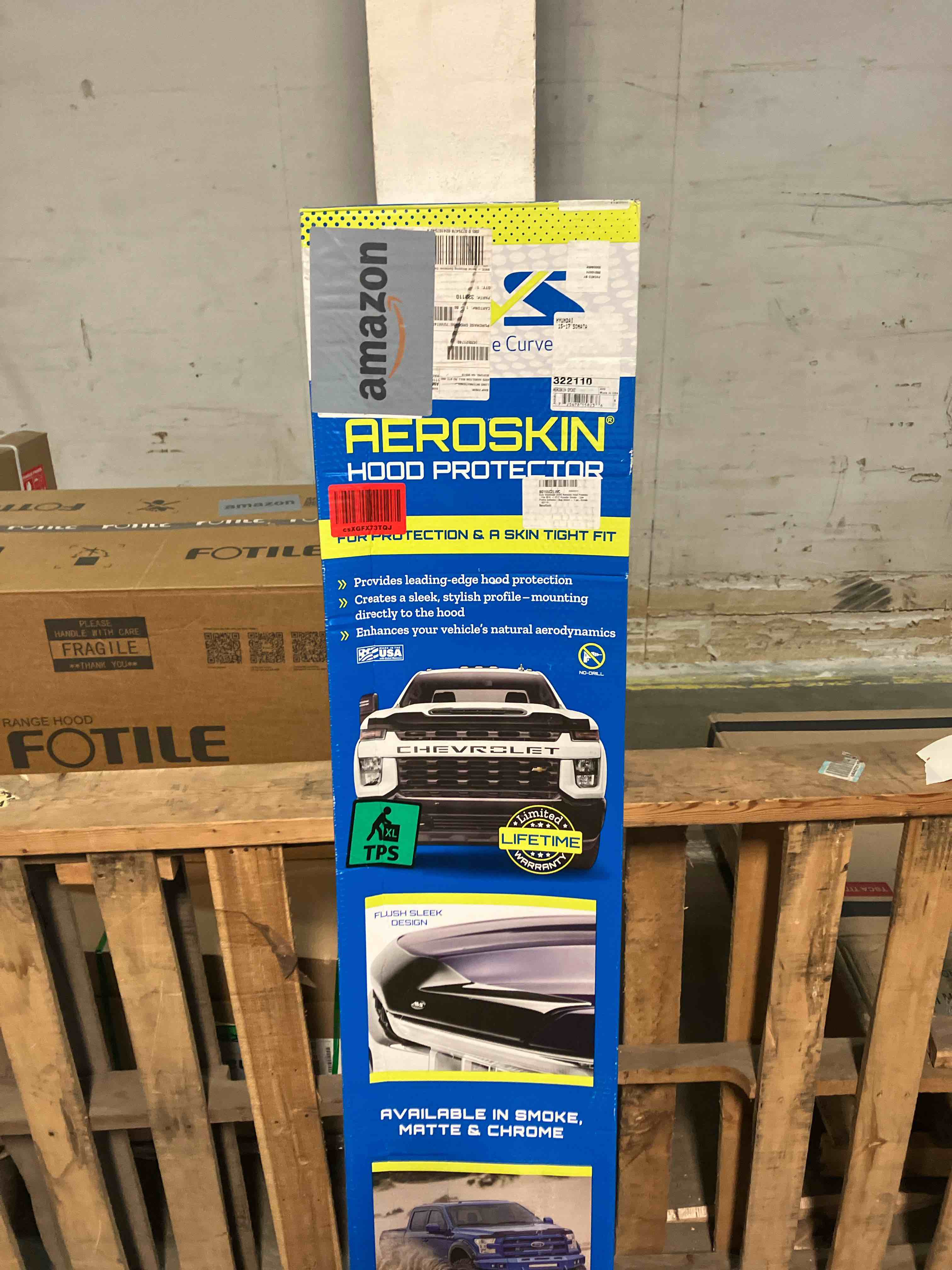 Condition photo showing Good Condition for Auto Ventshade [AVS] Aeroskin Hood Protector | Fits 2015 - 2017 Hyundai Sonata | Low Profile Deflector / Bug Shield - 1 pc., Smoke | 322110