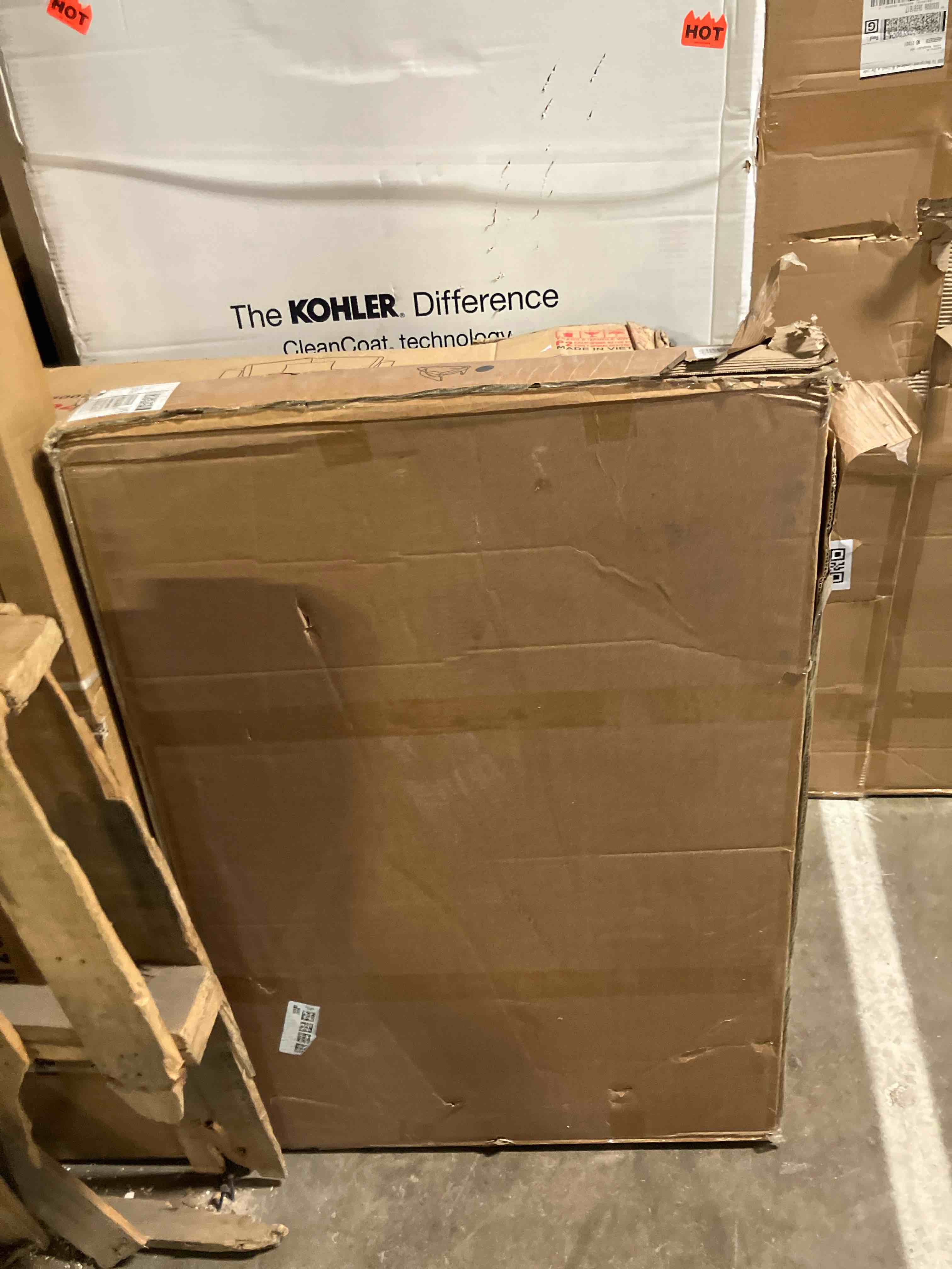 Condition photo showing New/Like New for Glass Coffee Table for Living Room Mid Century Modern Coffee Tables Tempered Glass + Solid Wood Base Oval Small Center Table for Small Spaces Unique Triangle Coffee Table Abstract Cocktail Tables