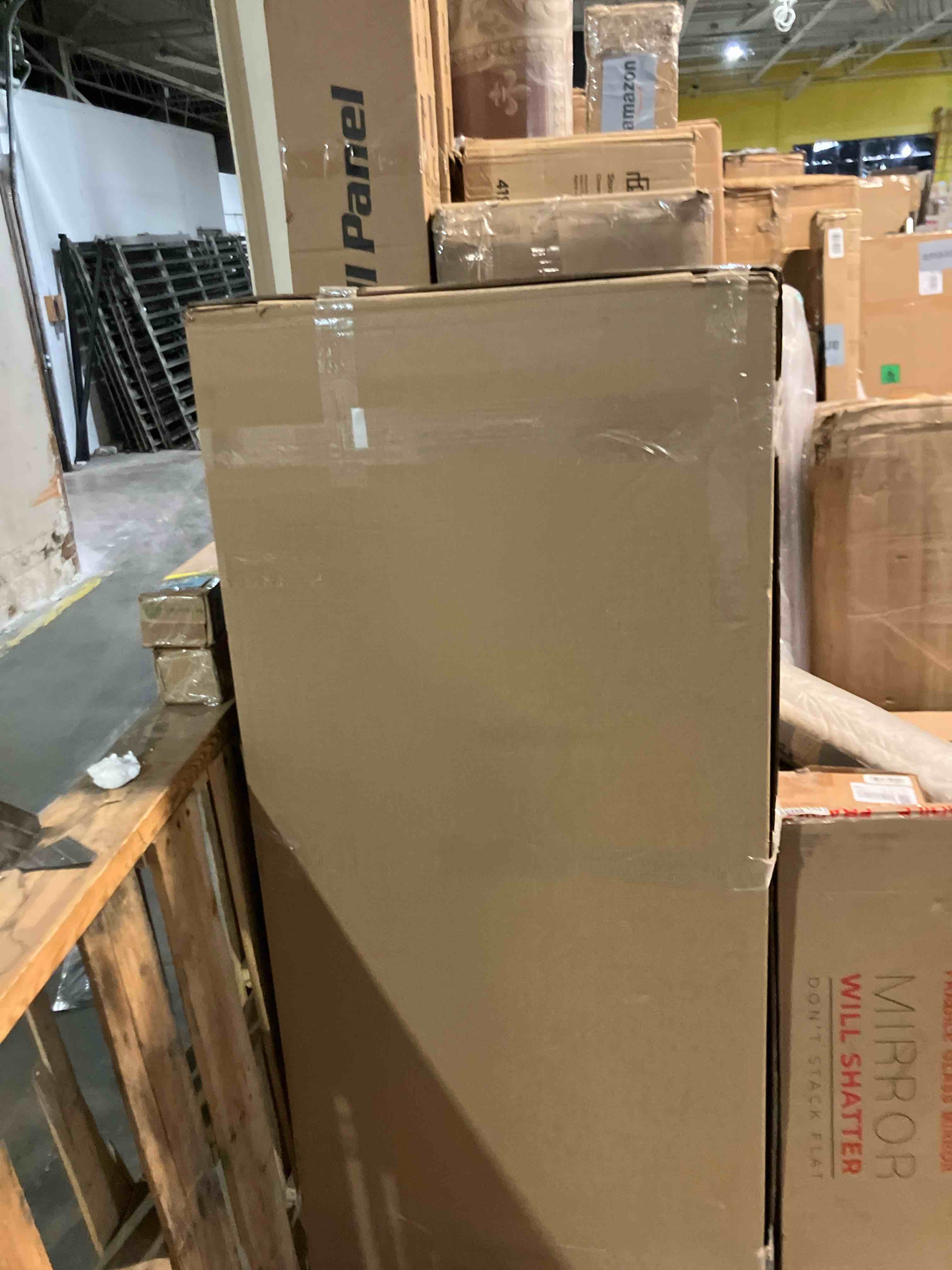 Condition photo showing New/Like New for Keter Westwood 150 Gallon Resin Large Outdoor Storage Box for Patio Furniture, Outdoor Cushions, Garden Tools and Pool Floats, Dark Grey