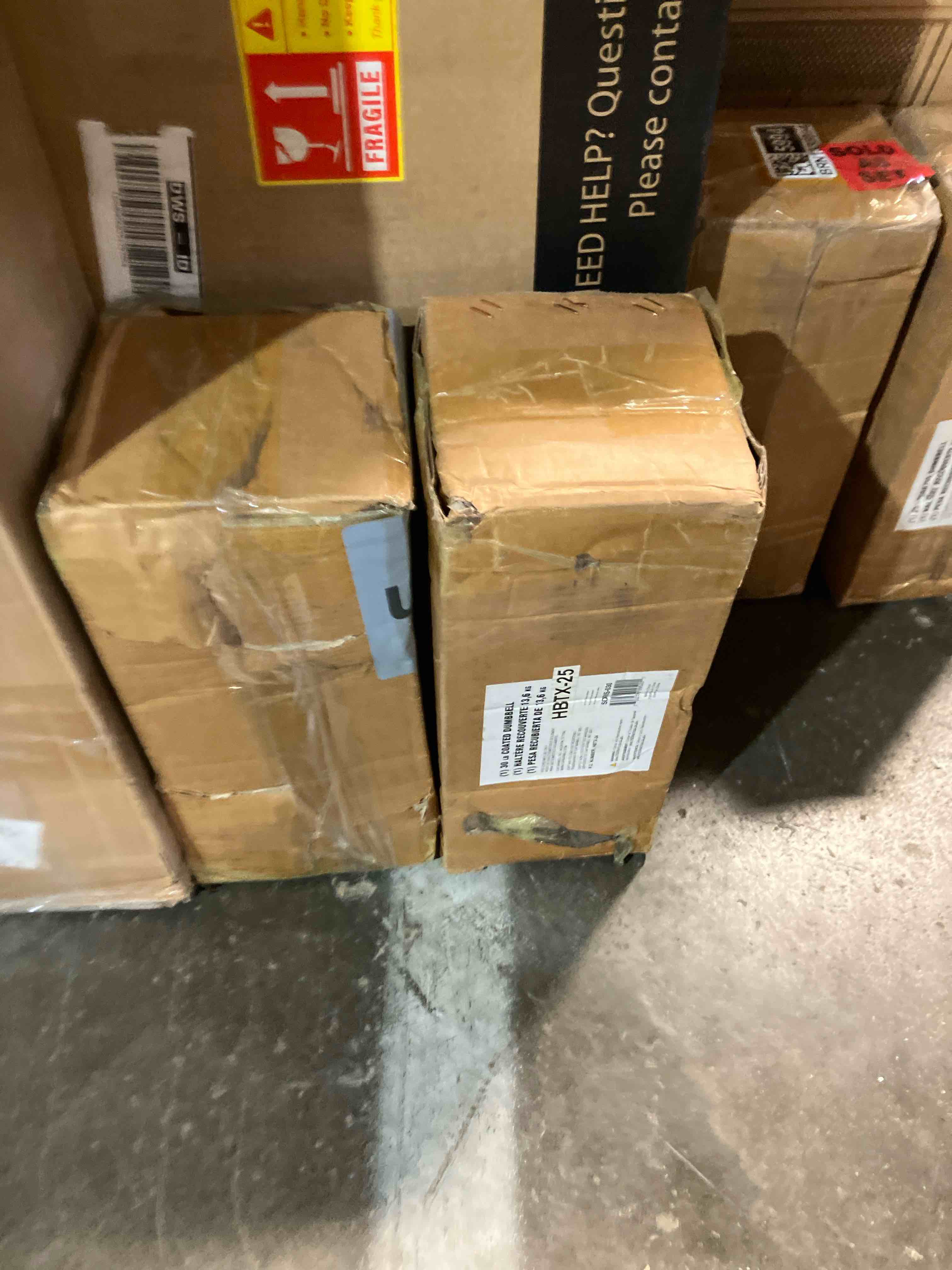 Condition photo showing New/Like New for CAP Barbell Coated Hex Dumbbell Weight | Multiple Options Chrome Handle 30 lb (2 boxes)