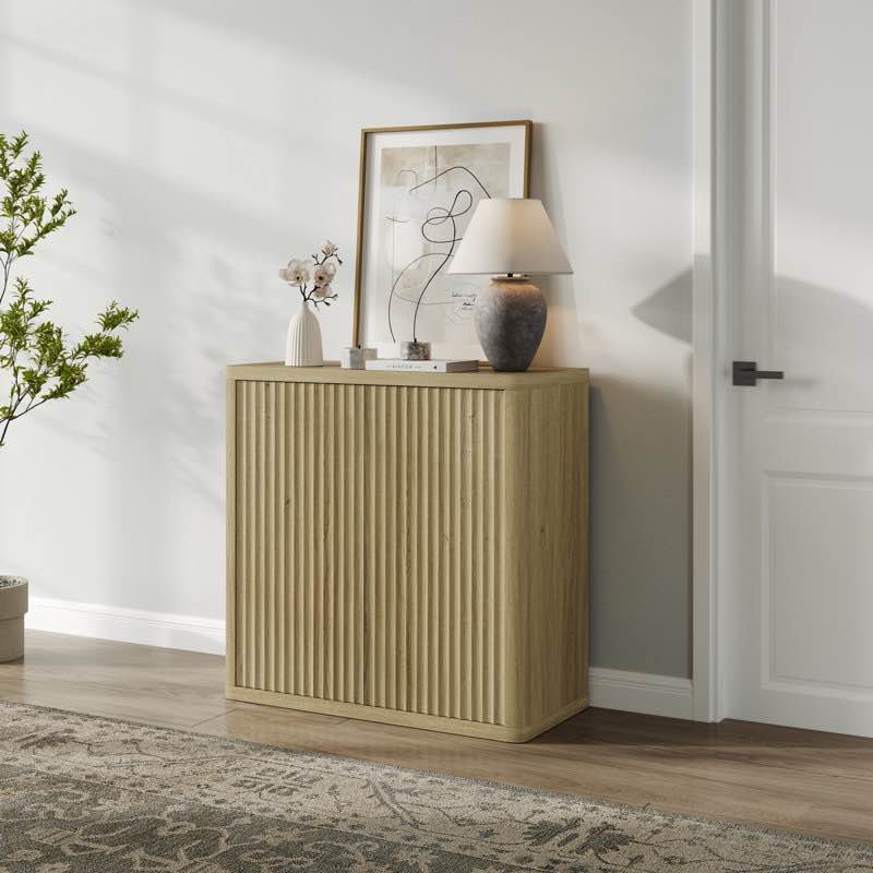 Cesiro 34.6''Wide Buffet Sideboard With Adjustable Shelves