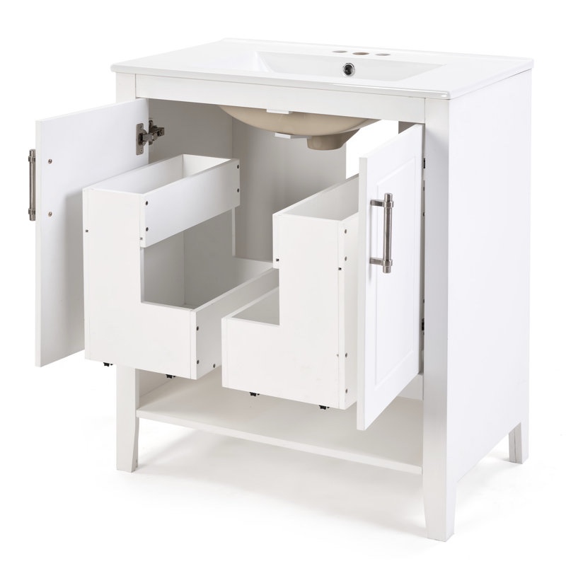 Condition photo showing As Is for Kokkina 30 Inch Bathroom Vanity With Sink