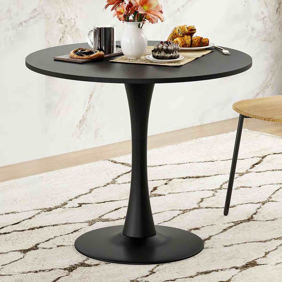 round dining table