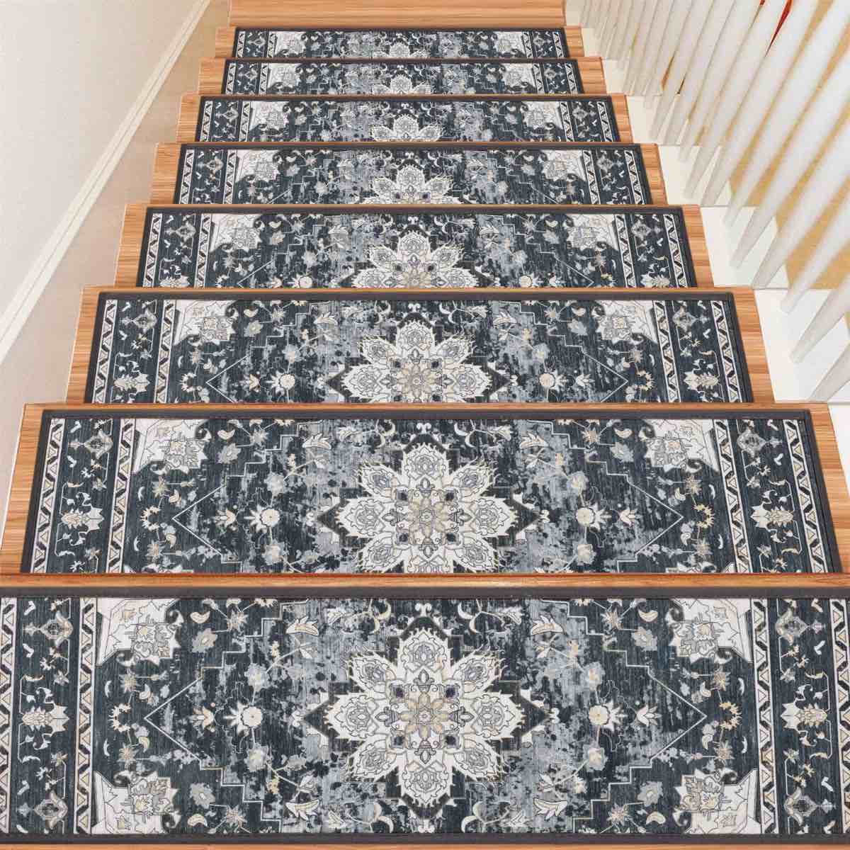 non-slip indoor stair treads (set of 15)
