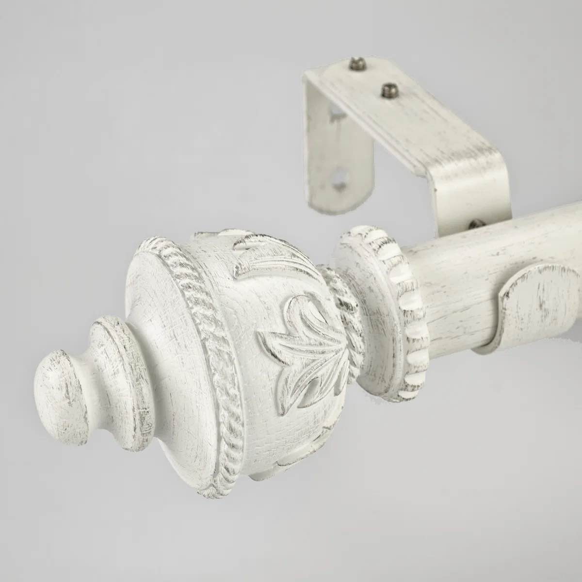 adjustable 1.125''diameter single curtain rod set