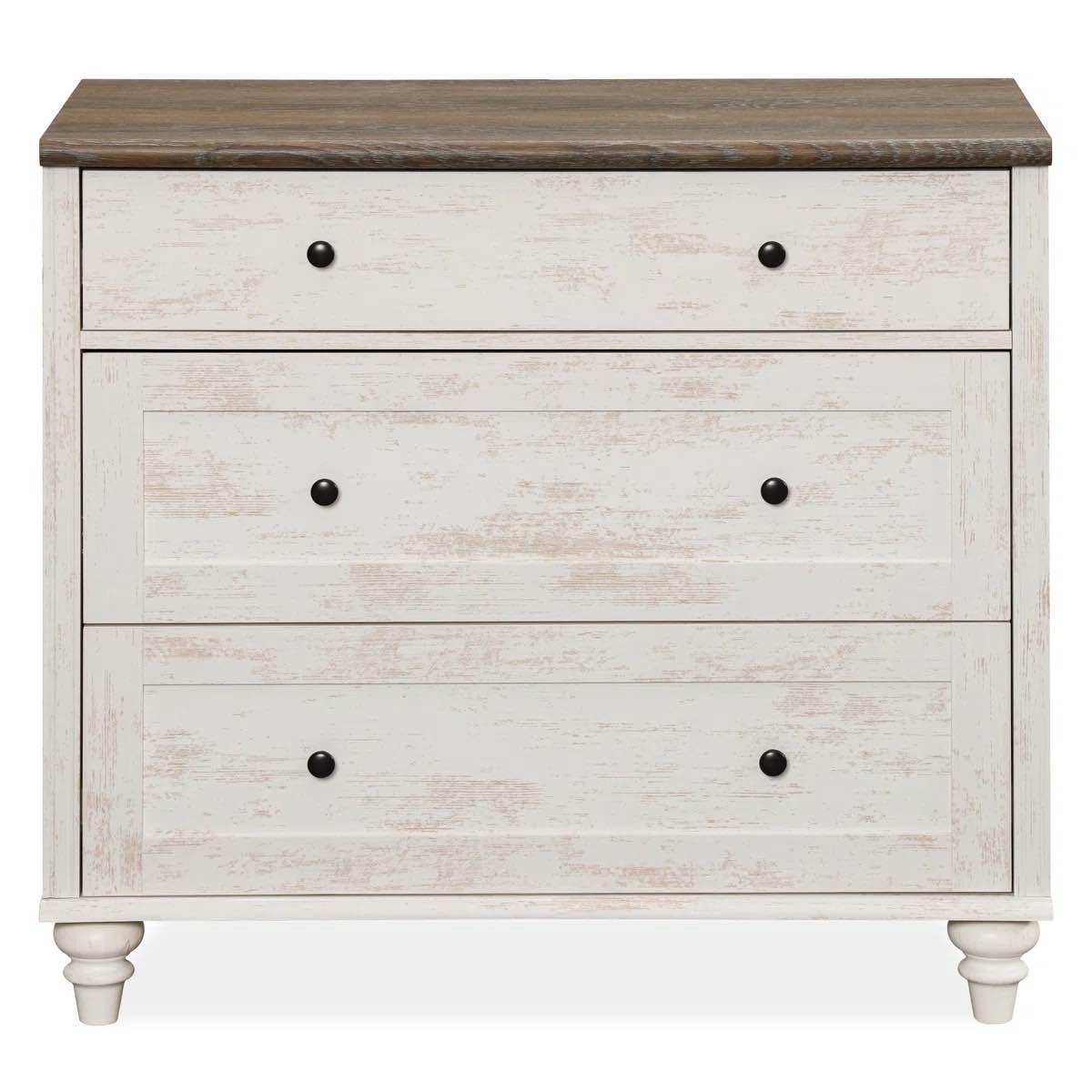 Scarlett Nightstand For Bedroom With 3 Drawers, Mid Century Modern Wooden Closet Storage Organizer