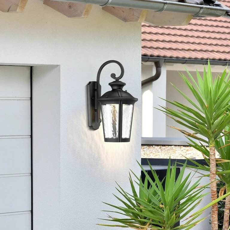 Condition photo showing New/Like New for myth realm sigurd medieval 03 outdoor led wall light - 19" 