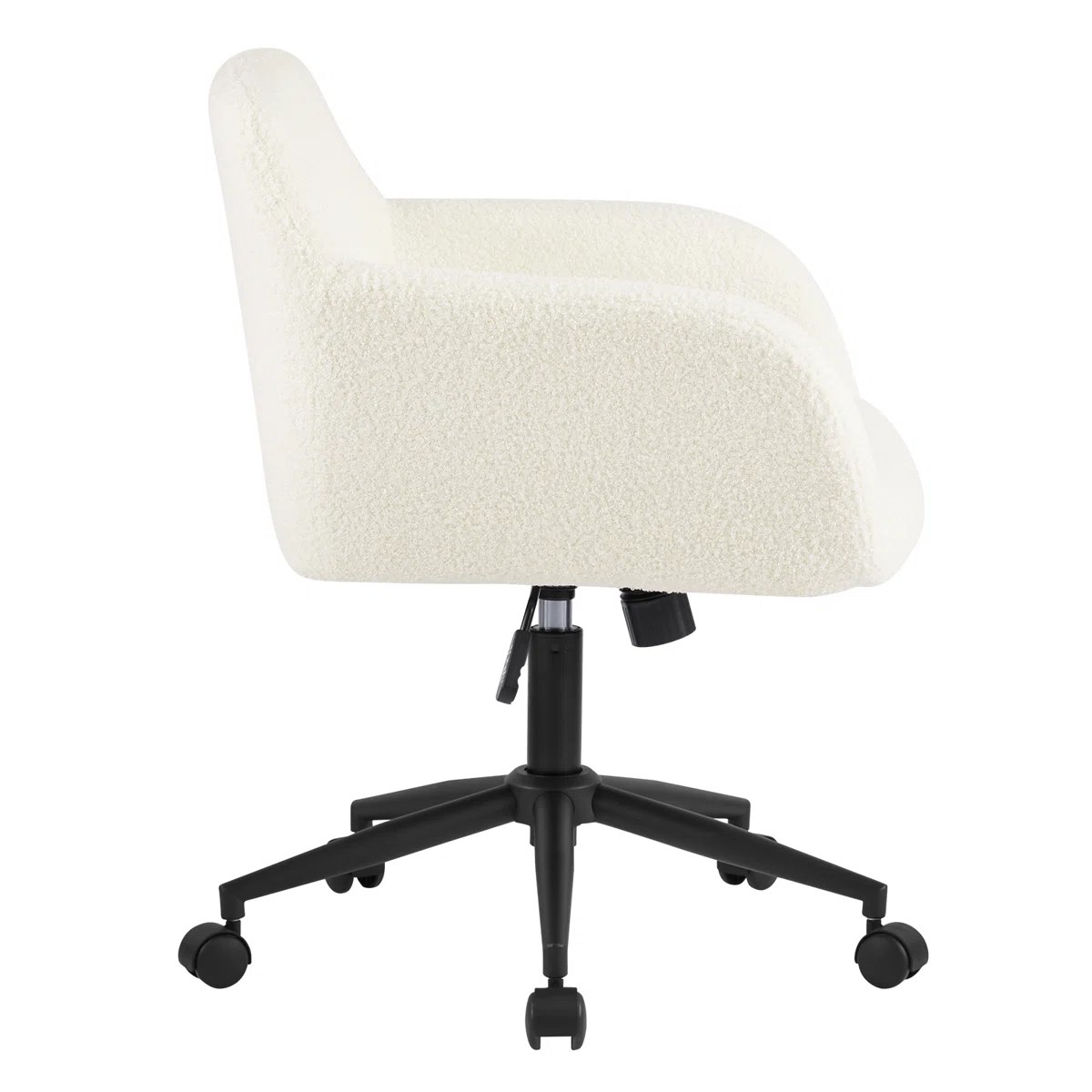 Condition photo showing New/Like New for teddy fabric home office chair, adjustable height, 360° swivel