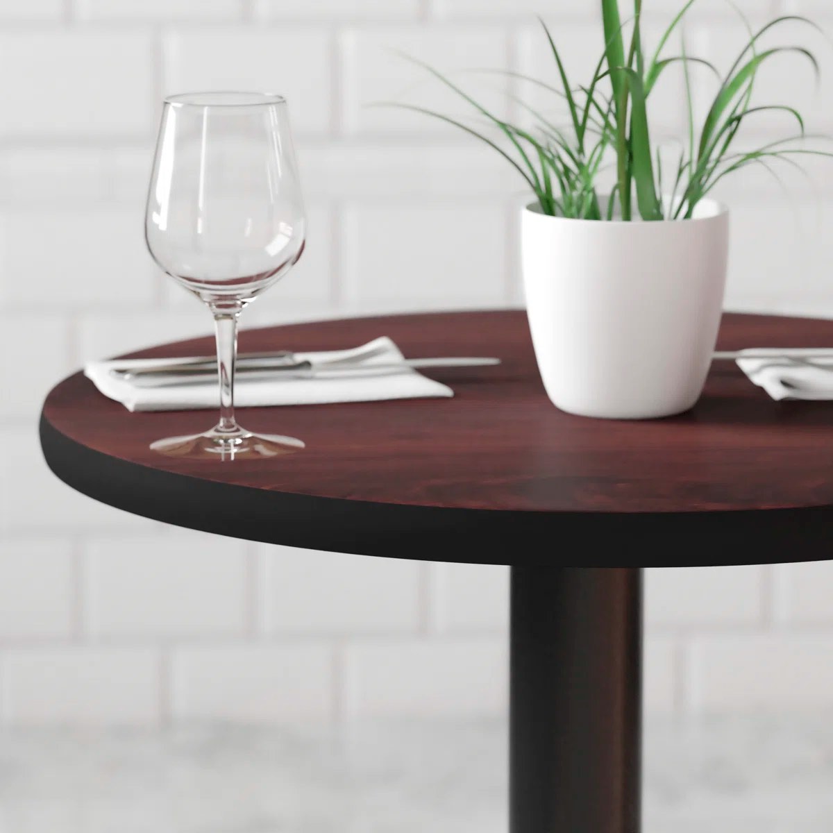 Condition photo showing New/Like New for table top with reversible laminate top