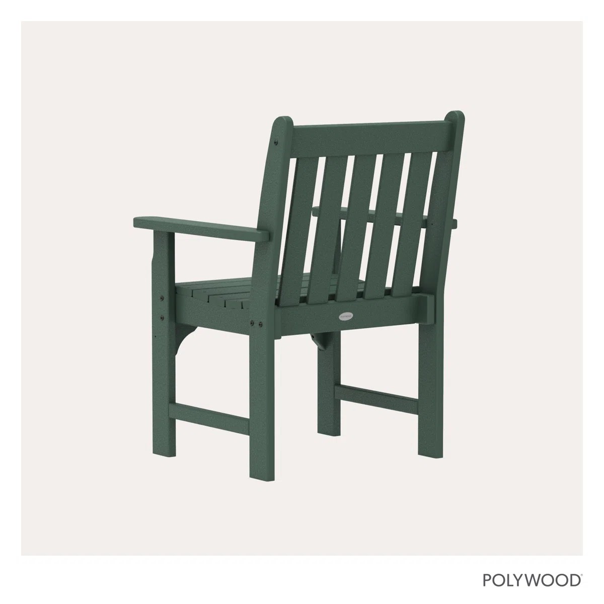 POLYWOOD Vineyard Arm Chair, Green 