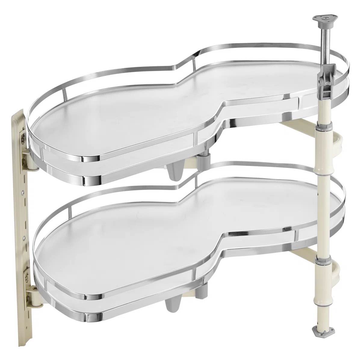 Condition photo showing New/Like New for 2 tier swing left blind corner cabinet pull out soft close kitchen organizer