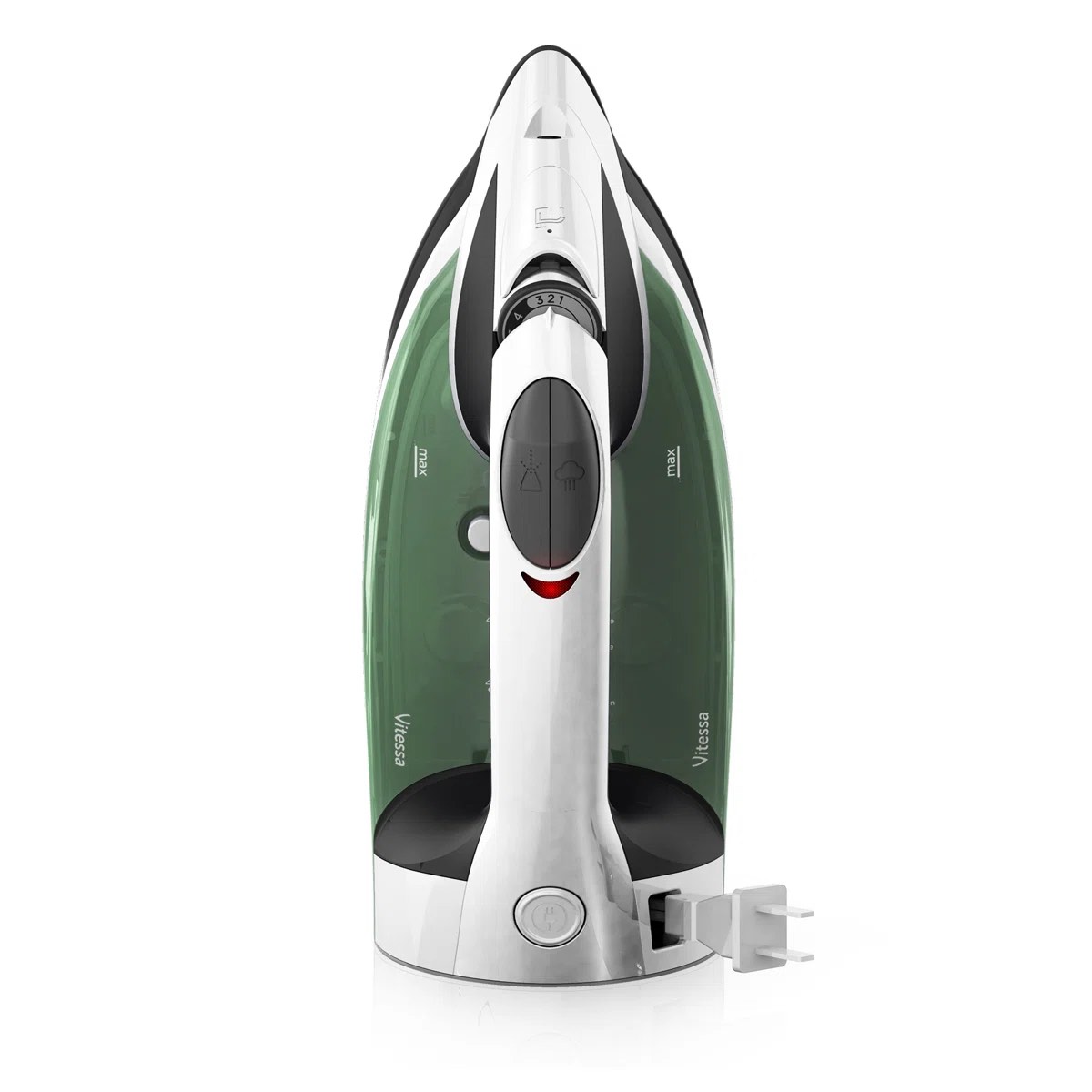black+decker vitessa advanced steam iron, icr2020, even steam nonstick soleplate, auto shutoff, tangle-free retractabel cord, green