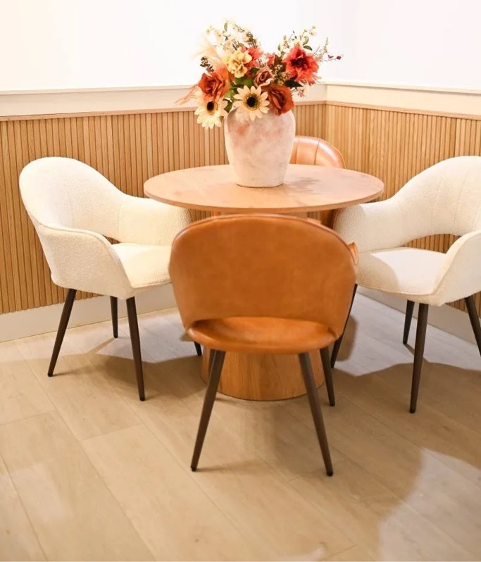Raz Dining Chair (Set of 2) – Contemporary Modern Comfort Brown